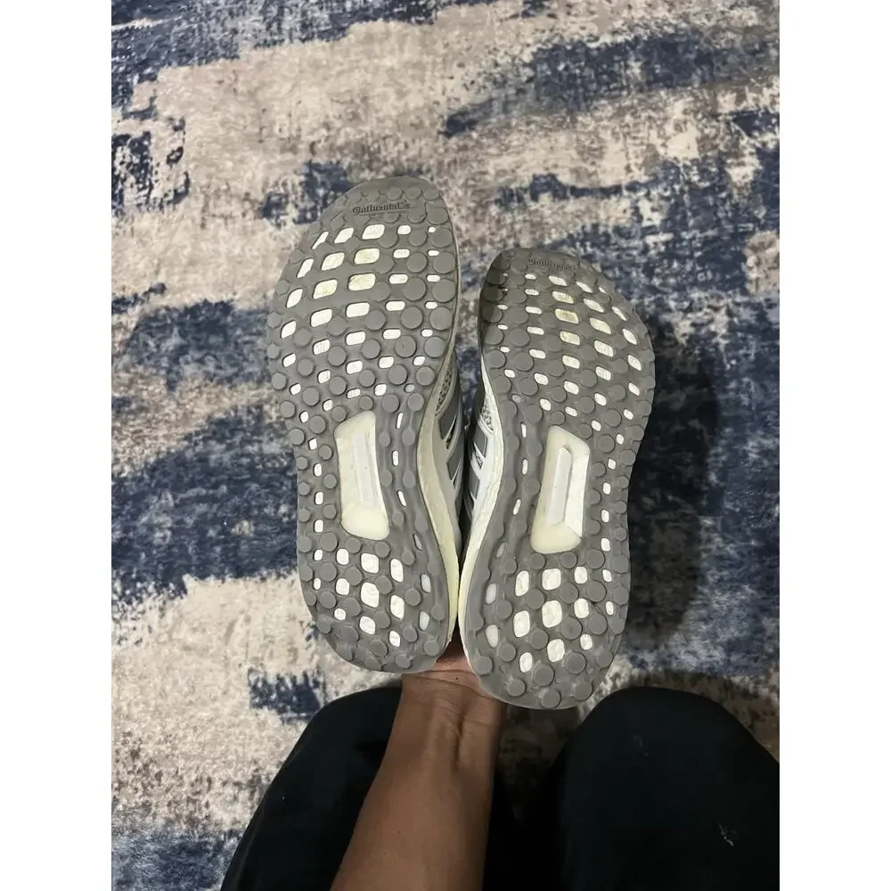 Size 5y-Adidas UltraBoost 1.0 Double Grey Sneakers Woman’s 6.5 HQ4205